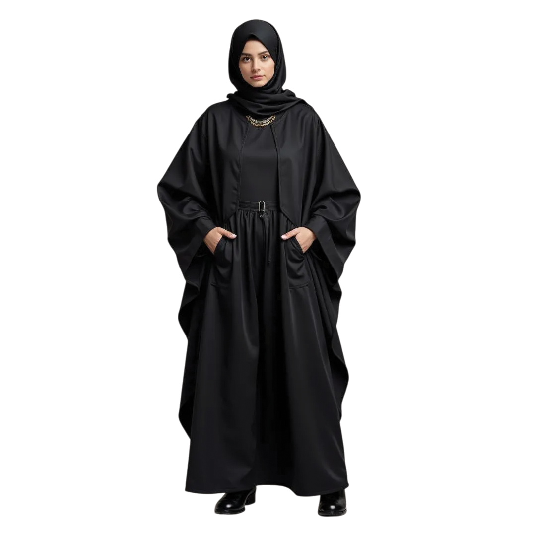 Layali Luxe premium Satin Abaya